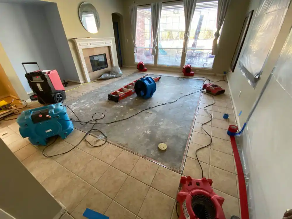 water damage restoration service Minden